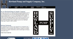 Desktop Screenshot of howlandpump.com